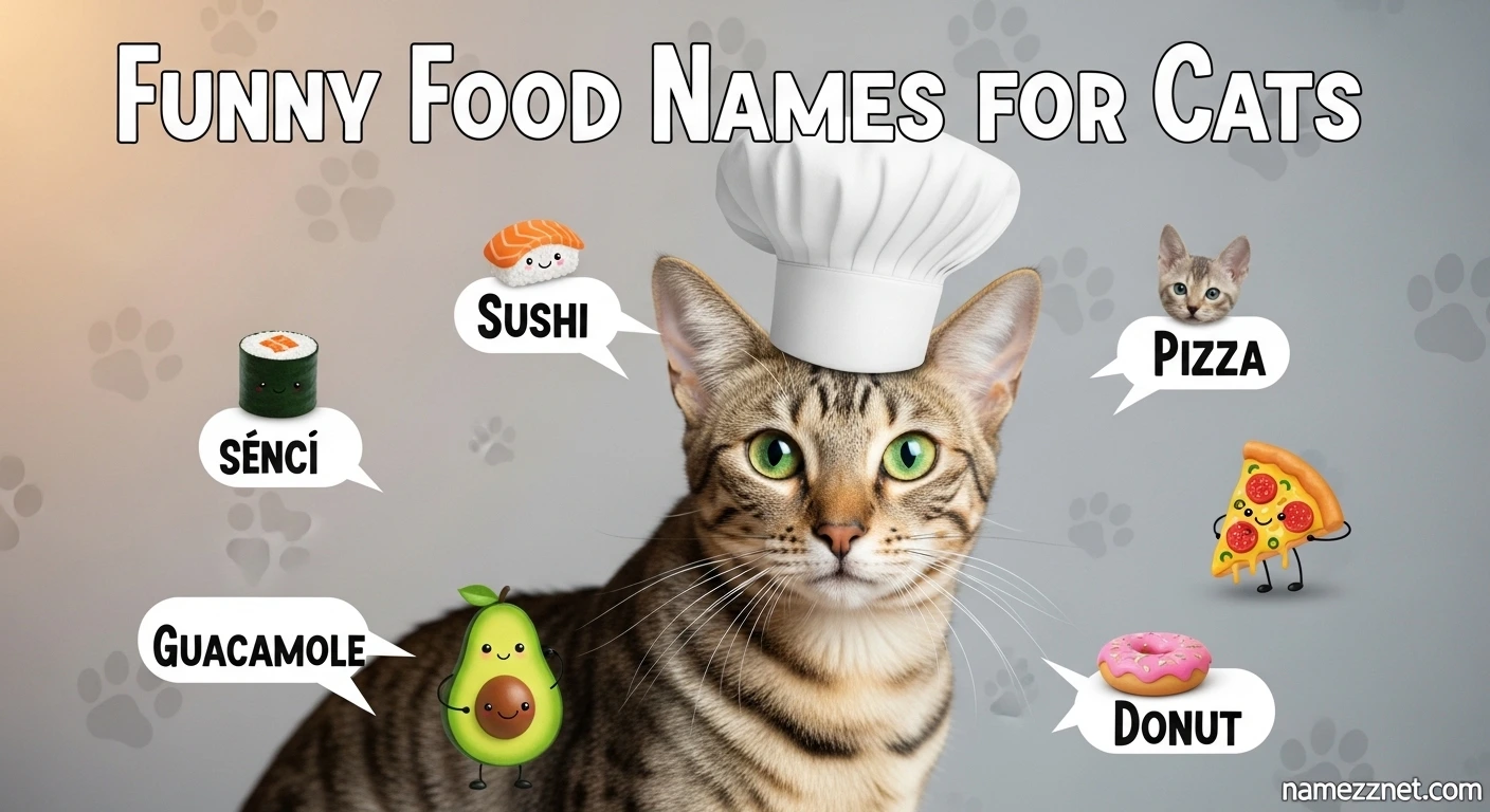 Funny Food Names for Cats