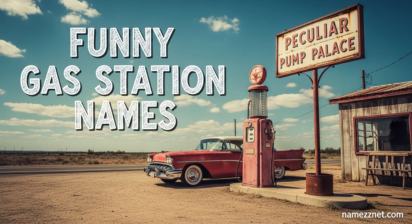 Funny Gas Station Names