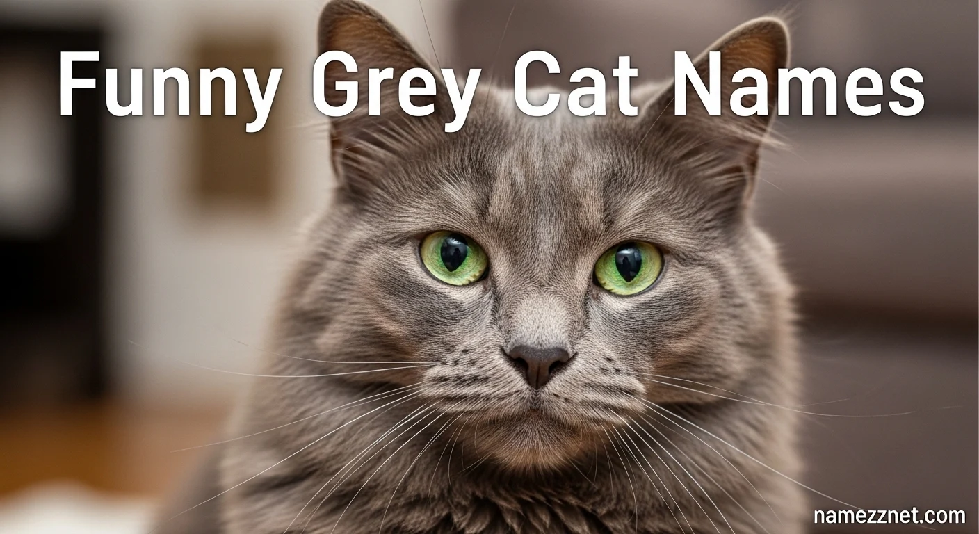 Funny Grey Cat Names