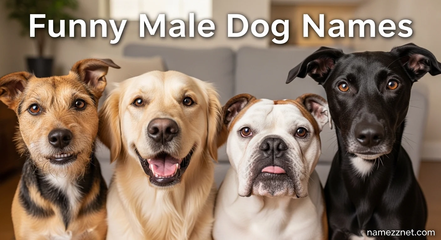 Funny Male Dog Names