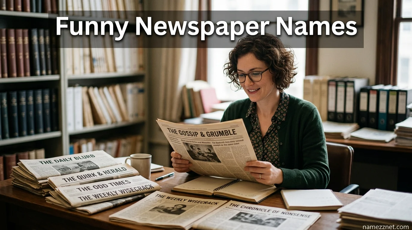 Funny Newspaper Names