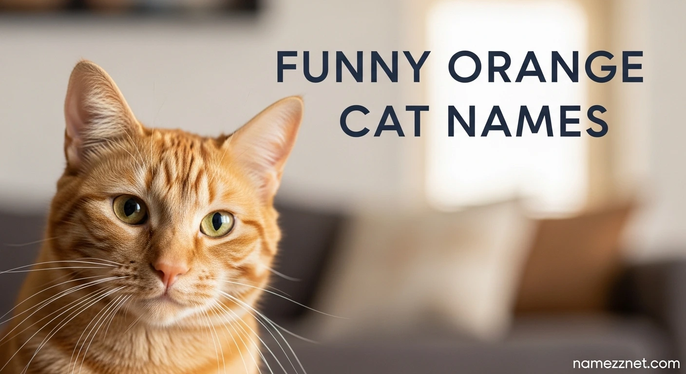 Funny Orange Cat Names