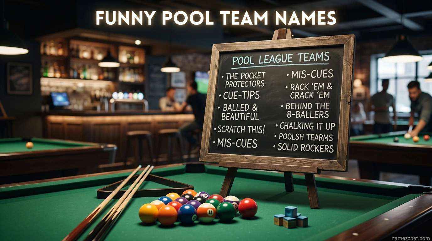 Funny Pool Team Names