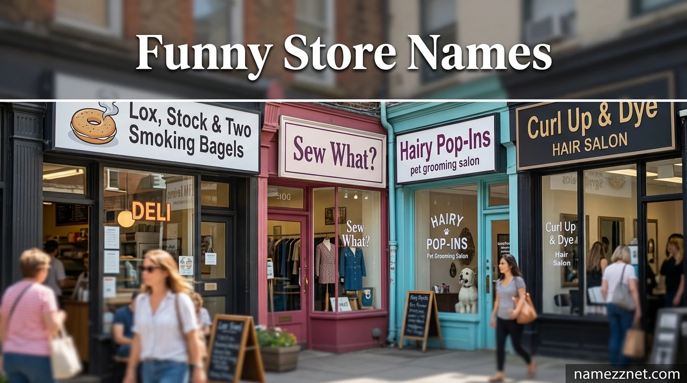 Funny Store Names