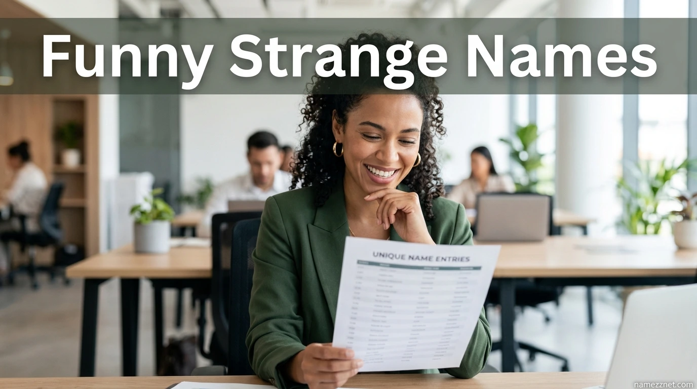 Funny Strange Names