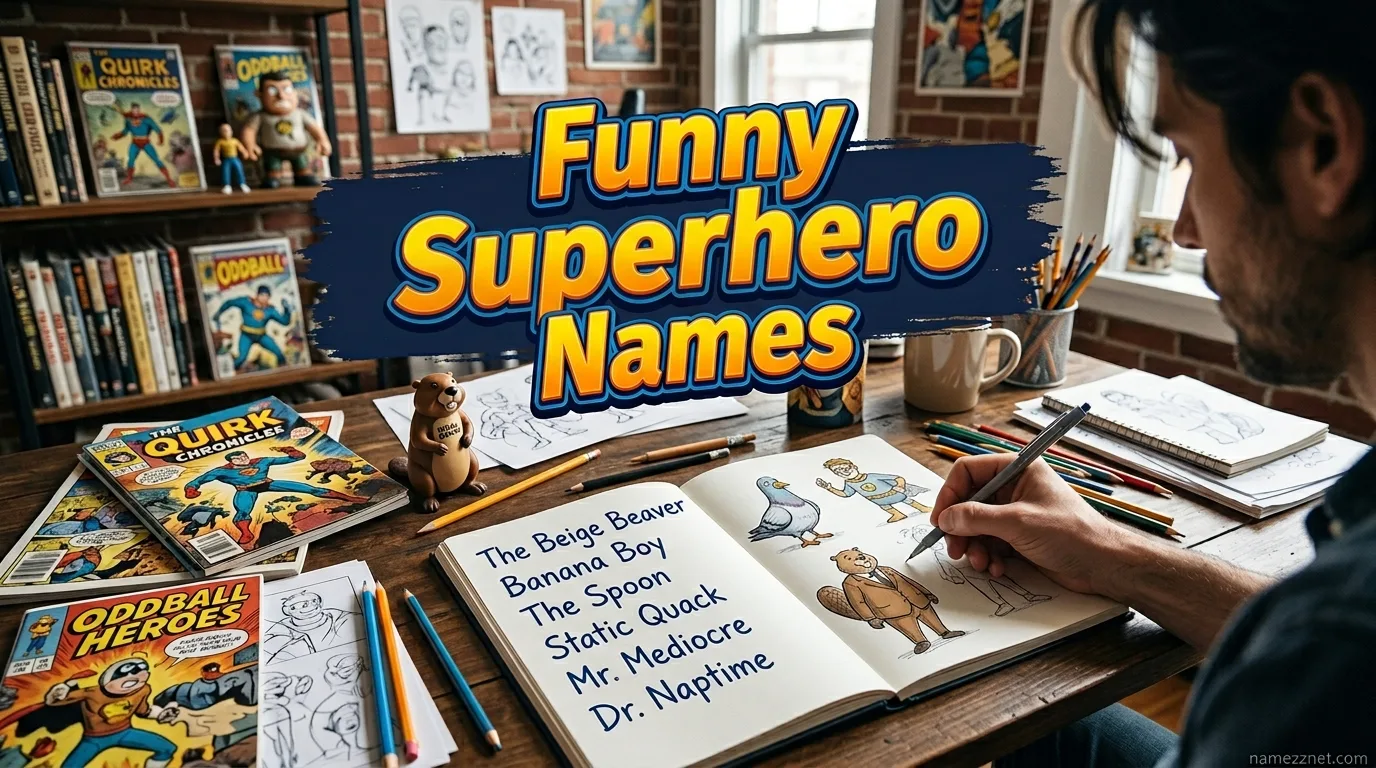 Funny Superhero Names
