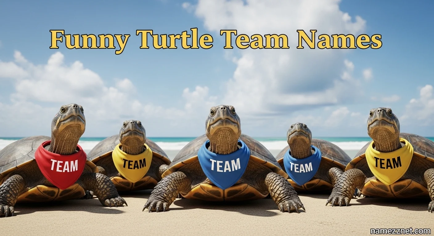 Funny Turtle Team Names