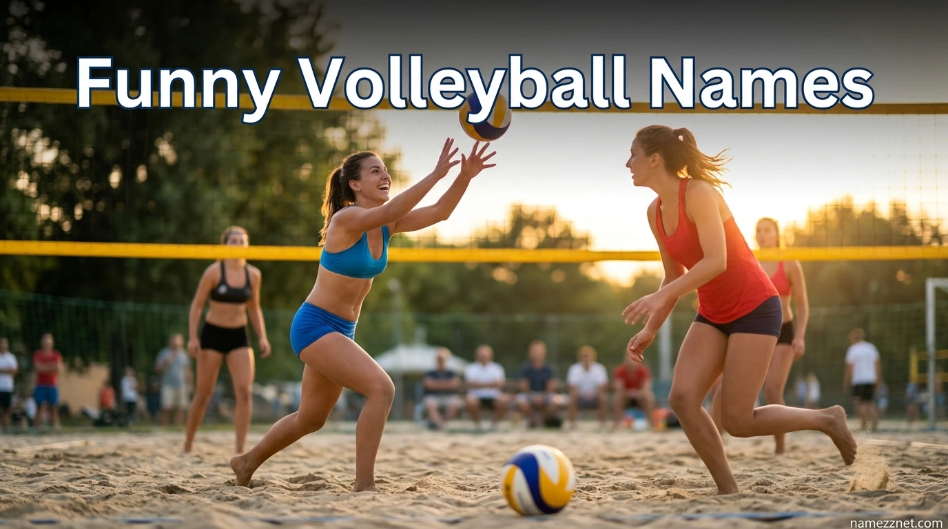 Funny Volleyball Names