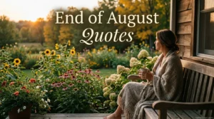 End of August Quotes