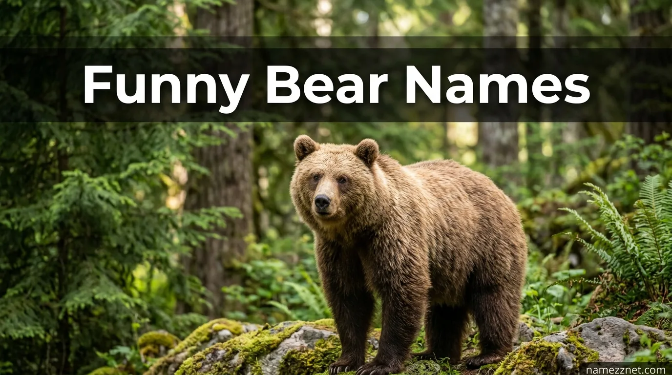 Funny Bear Names