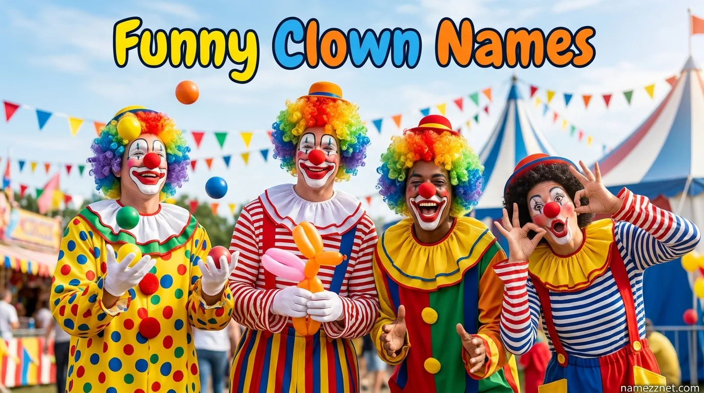 Funny Clown Names