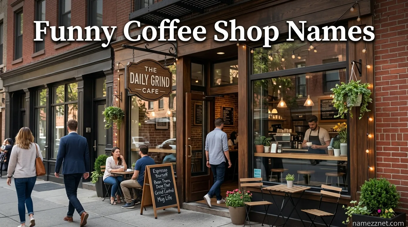 Funny Coffee Shop Names