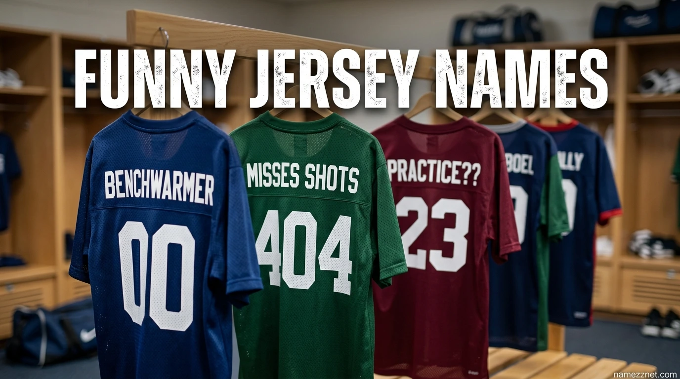 Funny Jersey Names