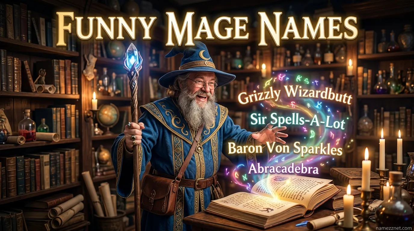 Funny Mage Names