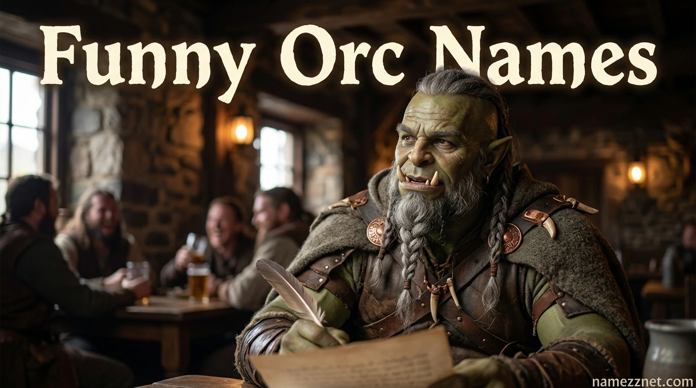 Funny Orc Names