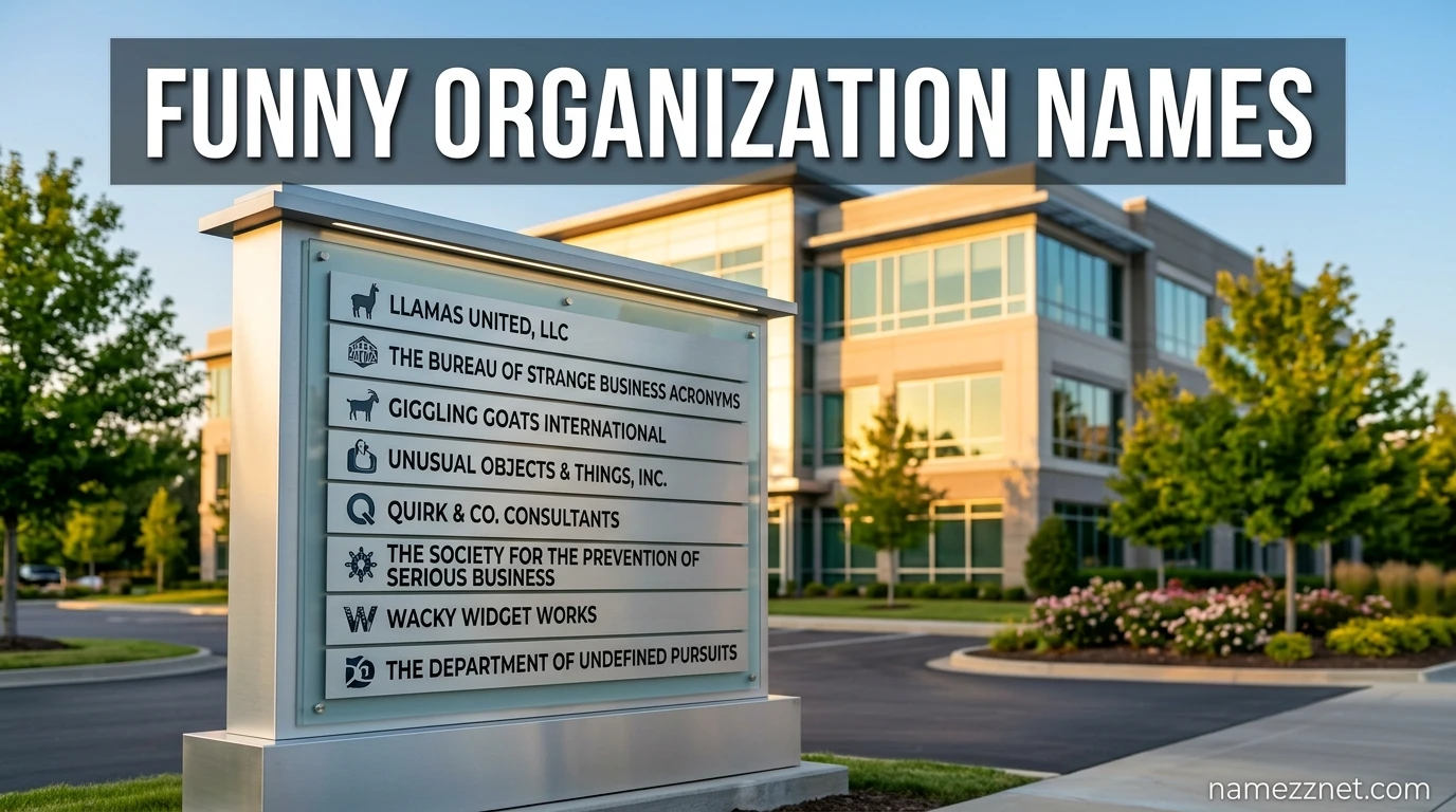 Funny Organization Names
