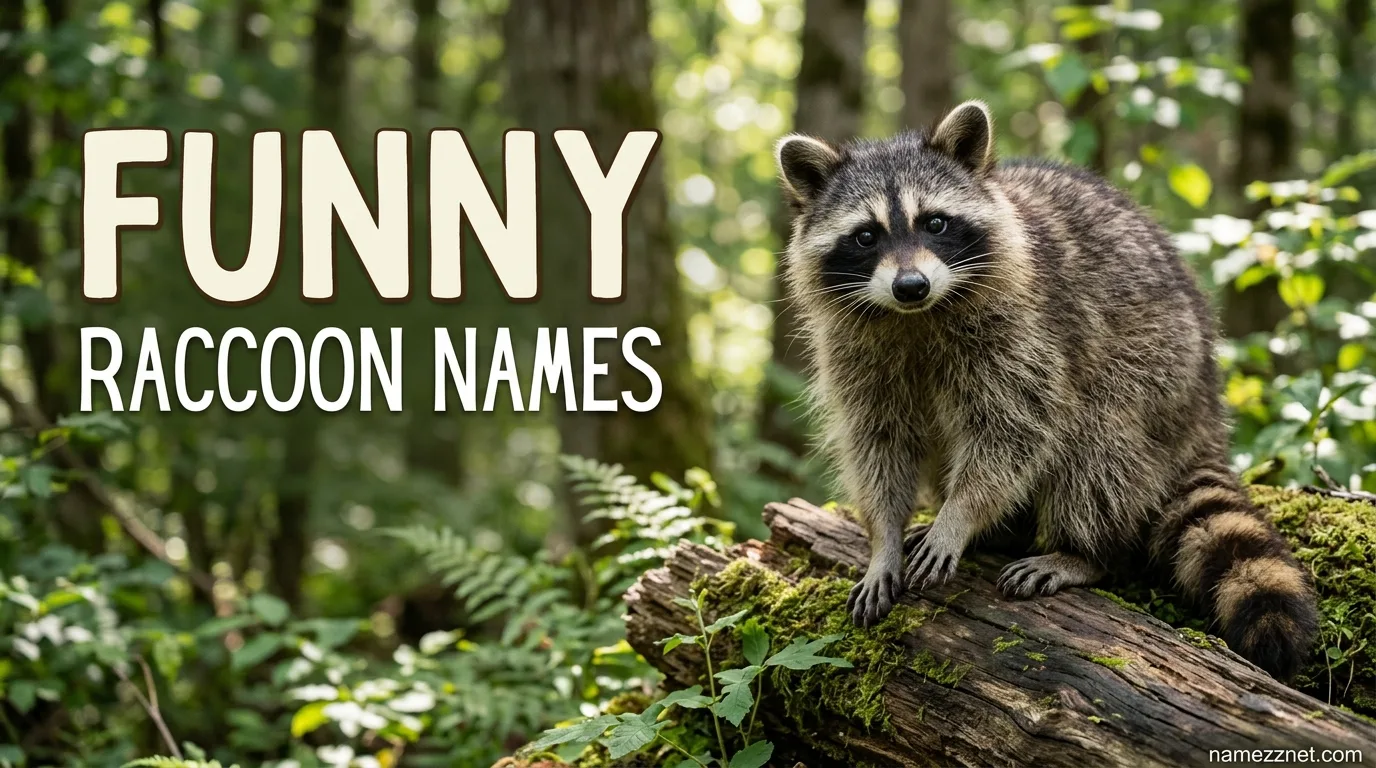 Funny Raccoon Names