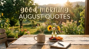 Good Morning August Quotes