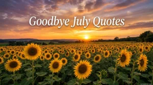 Goodbye July Quotes