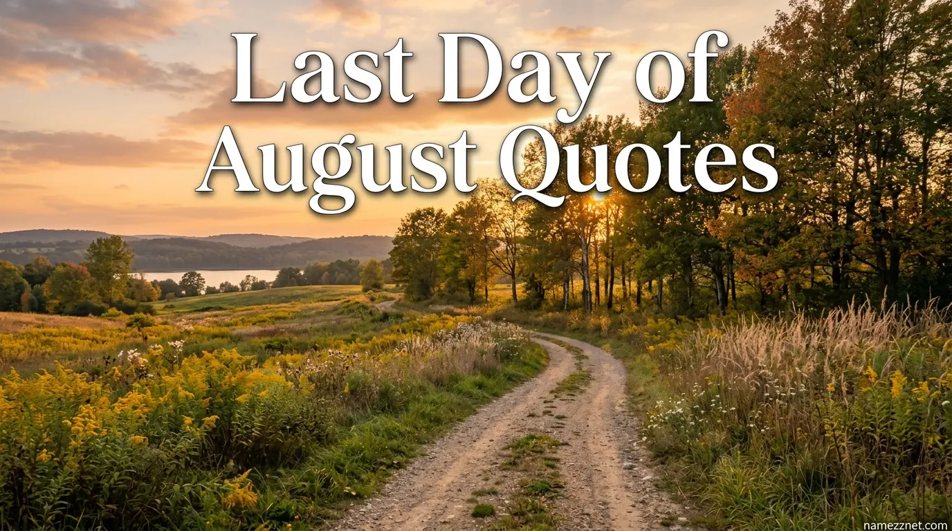 Last Day of August Quotes: Celebrate summer's farewell with inspiring, heartfelt words to end August on a positive note! Read now!