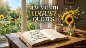 New Month August Quotes