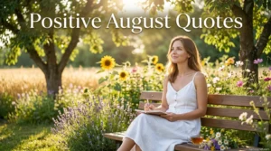 Positive August Quotes