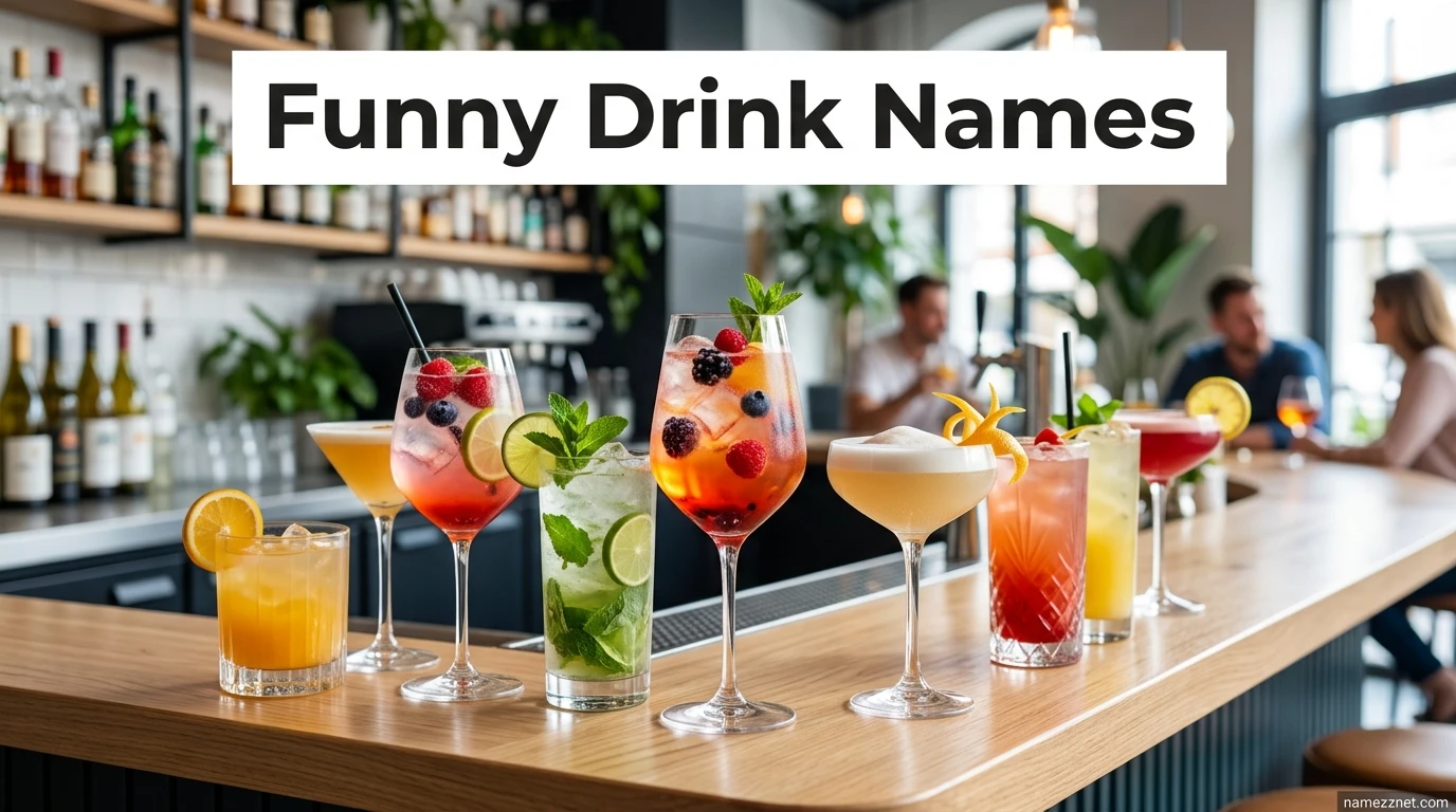 Funny Drink Names