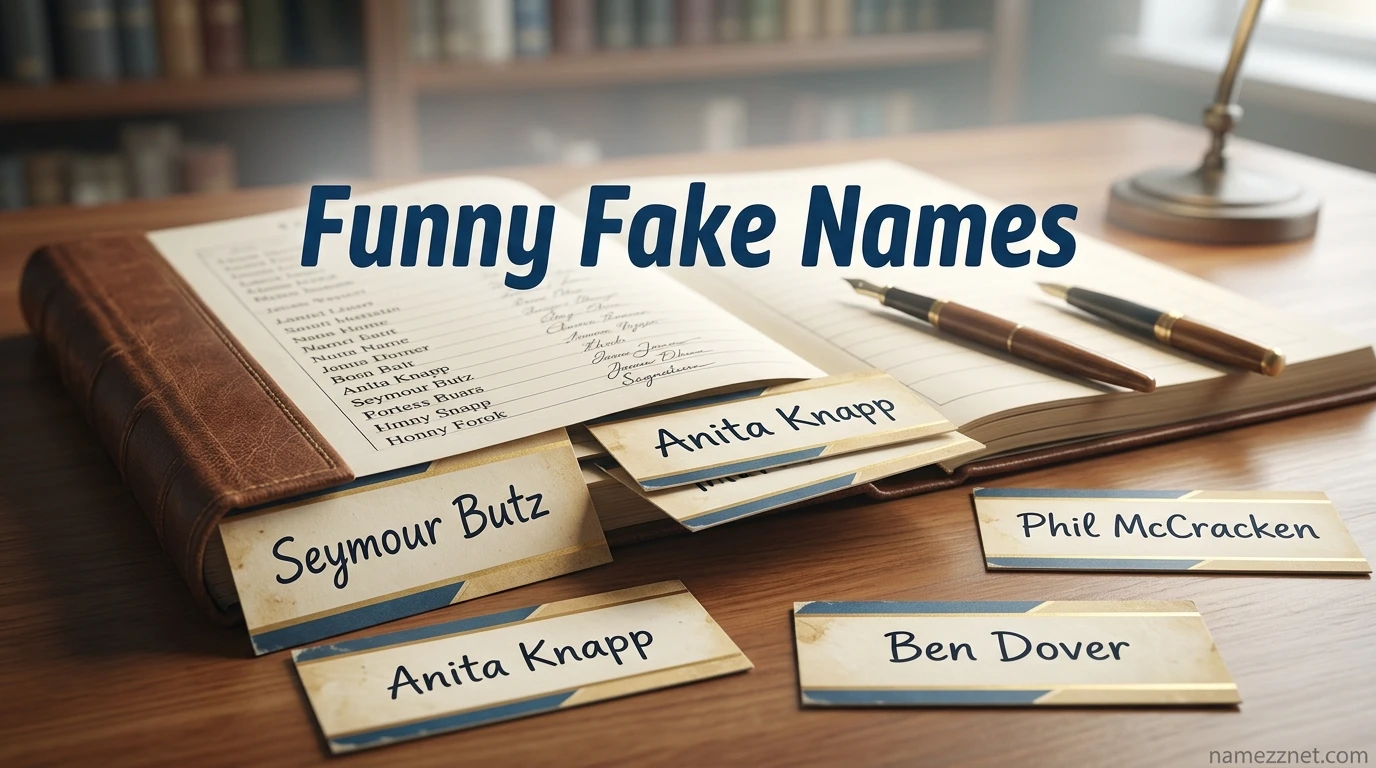 Funny Fake Names