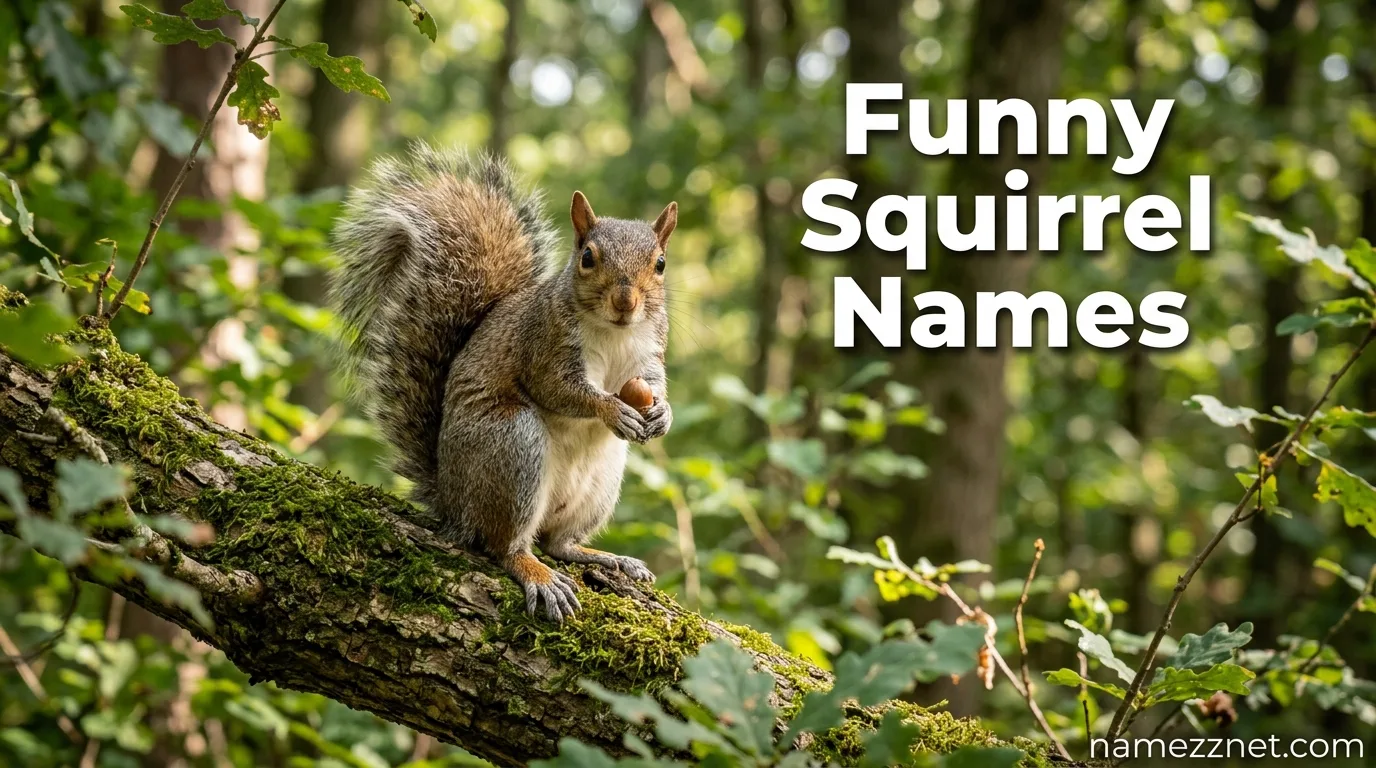 Funny Squirrel Names